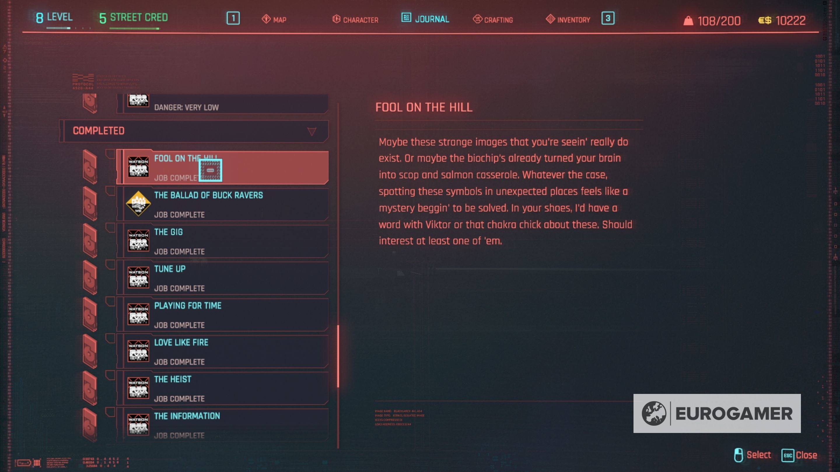 Cyberpunk 2077 Tarot Card locations for Fool on the Hill explained